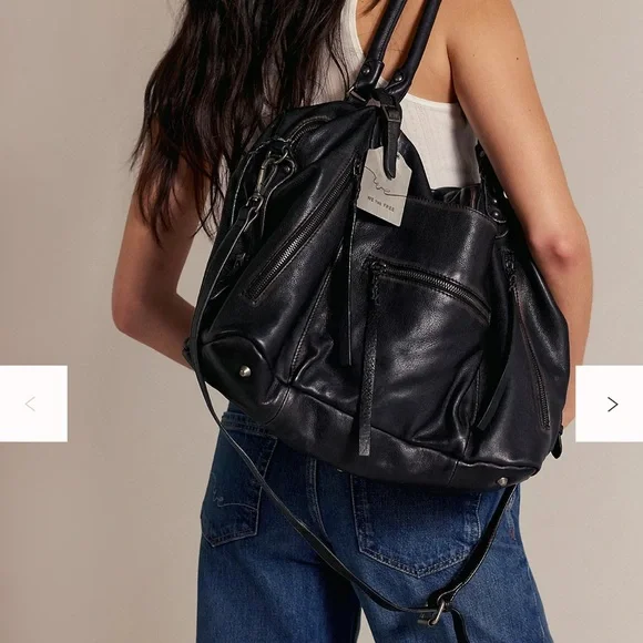 Chic Black Leather Shoulder Bag - Picture 2 of 8